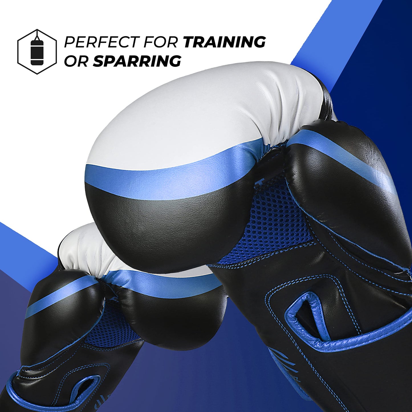 Sanabul Essential Gel Boxing Gloves | Pro-Tested Kickboxing Gloves for Men and Women | Ideal for Boxing, MMA, Muay Thai, and Heavy Bag Training All Black, 10 oz