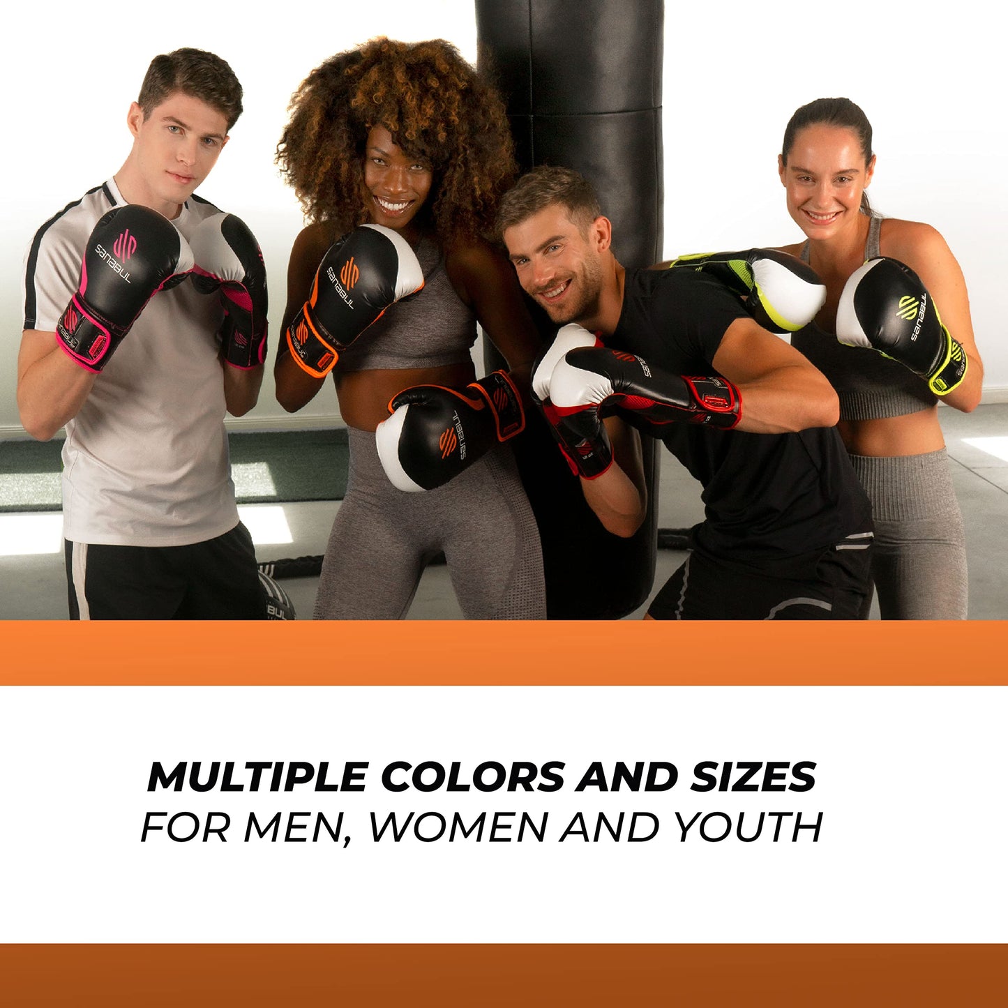Sanabul Essential Gel Boxing Gloves | Pro-Tested Kickboxing Gloves for Men and Women | Ideal for Boxing, MMA, Muay Thai, and Heavy Bag Training All Black, 10 oz