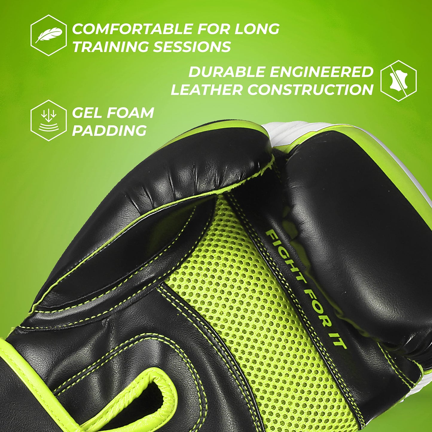Sanabul Essential Gel Boxing Gloves | Pro-Tested Kickboxing Gloves for Men and Women | Ideal for Boxing, MMA, Muay Thai, and Heavy Bag Training All Black, 10 oz