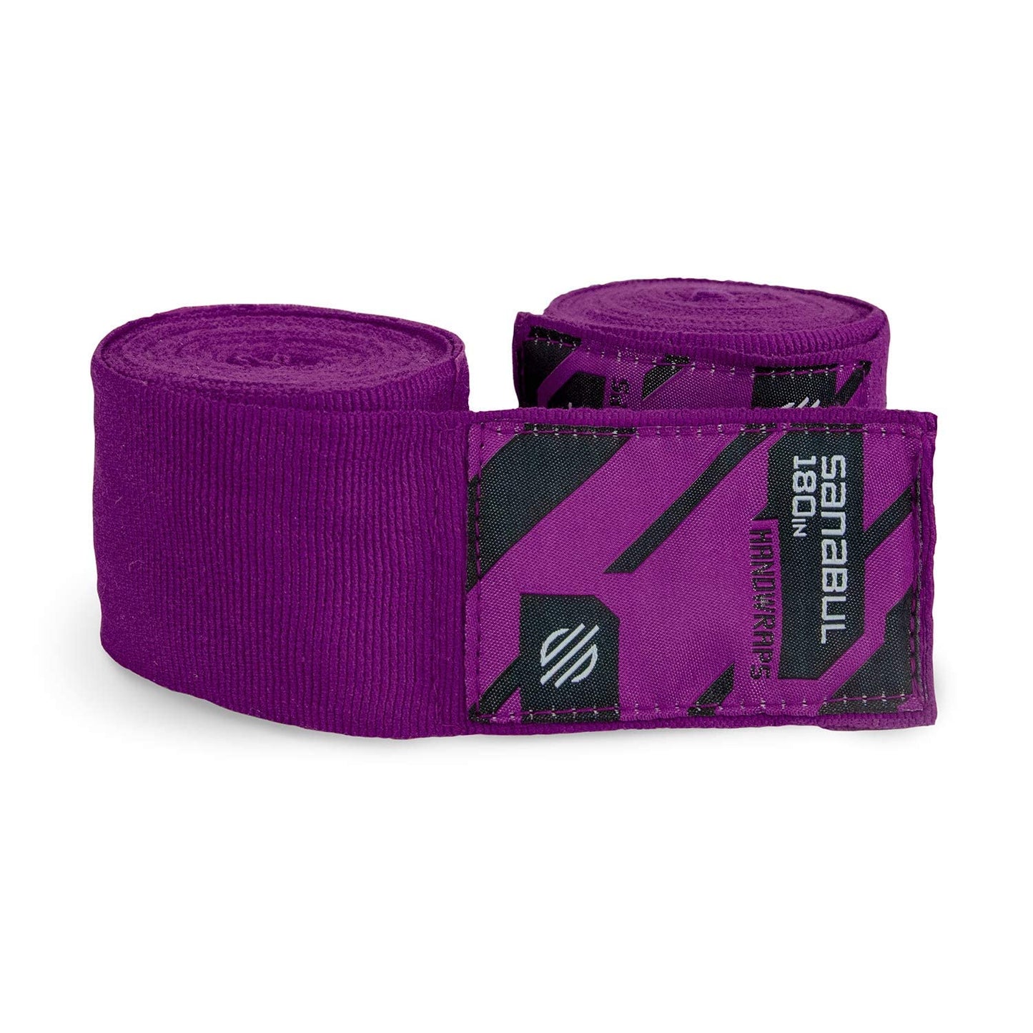 Sanabul Elastic Professional 180 inch Handwraps for Boxing Kickboxing Muay Thai MMA (Black, 180")