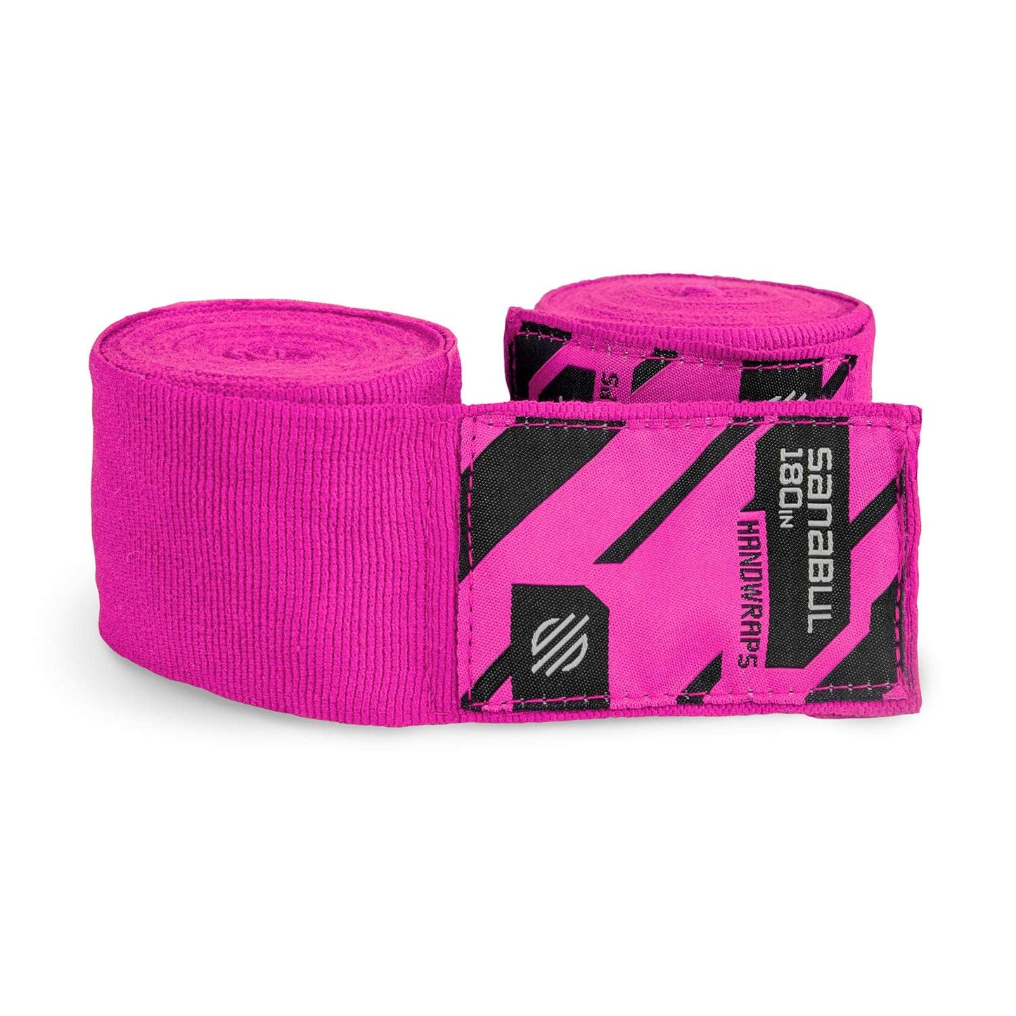 Sanabul Elastic Professional 180 inch Handwraps for Boxing Kickboxing Muay Thai MMA (Black, 180")