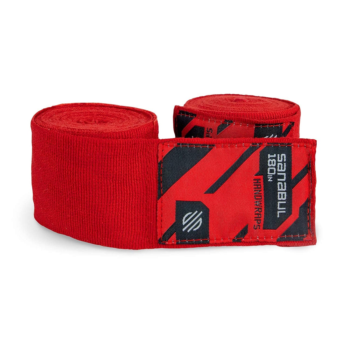 Sanabul Elastic Professional 180 inch Handwraps for Boxing Kickboxing Muay Thai MMA (Black, 180")